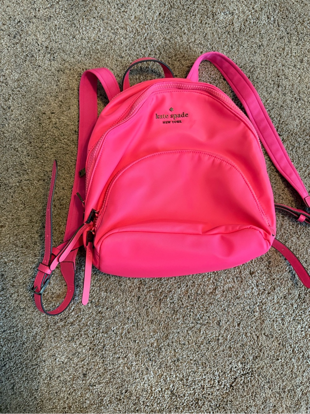 kate spade Hot Pink Nylon Mini Backpack